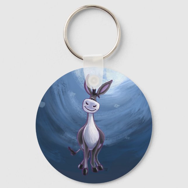 Donkey Gifts & Accessories Keychain (Front)