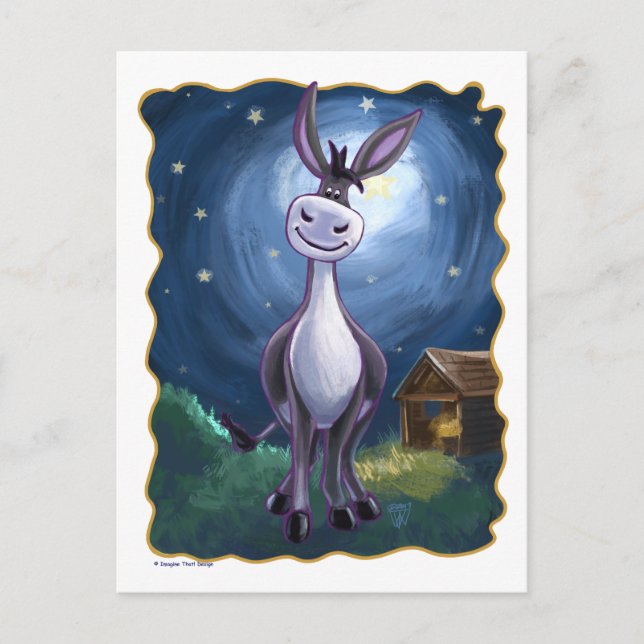 Donkey Gifts & Accessories Postcard (Front)