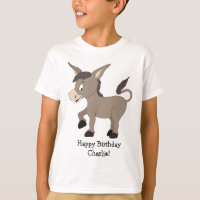 Donkey illustration custom text clothing