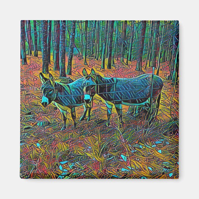 Donkey Kitchen Magnet (Front)