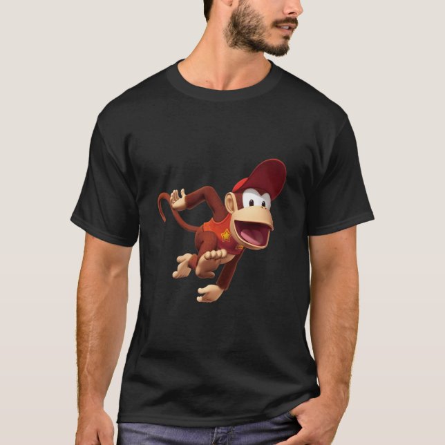 Donkey Kong Diddy 3D Poster T-Shirt (Front)