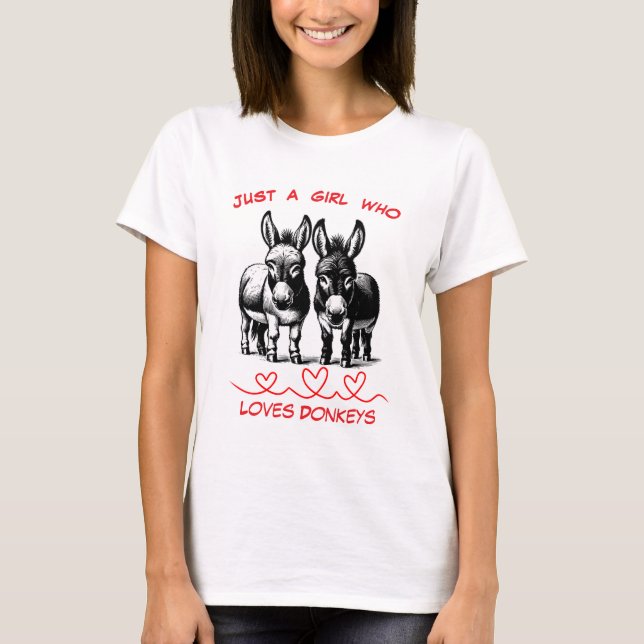 Donkey Lover T-Shirt (Front)