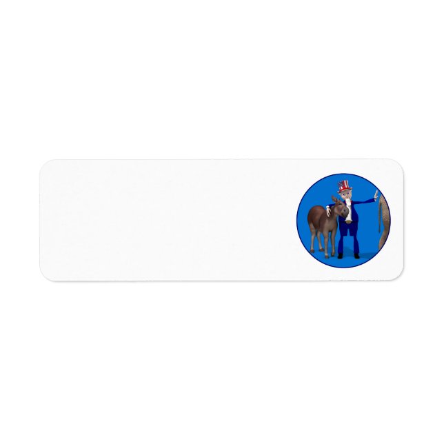 Donkey Lover Uncle Sam (Front)