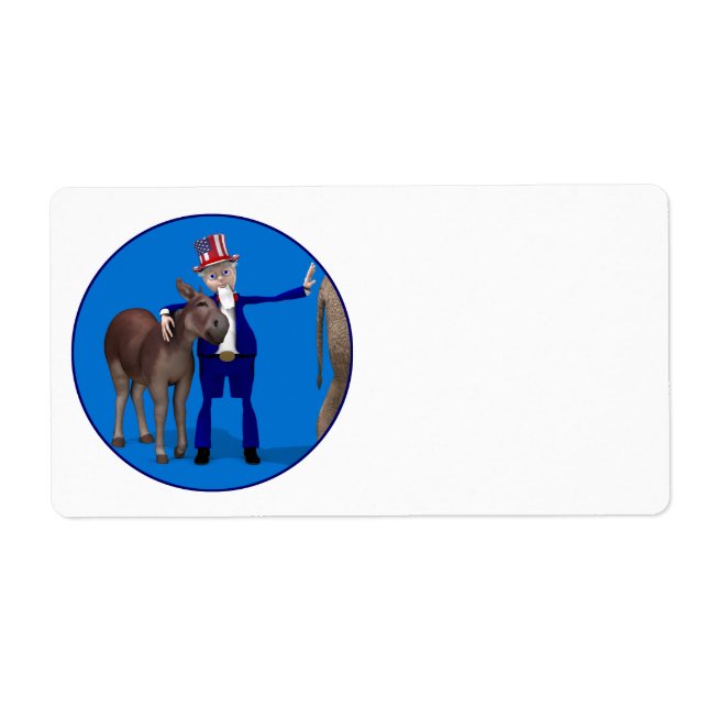 Donkey Lover Uncle Sam (Front)