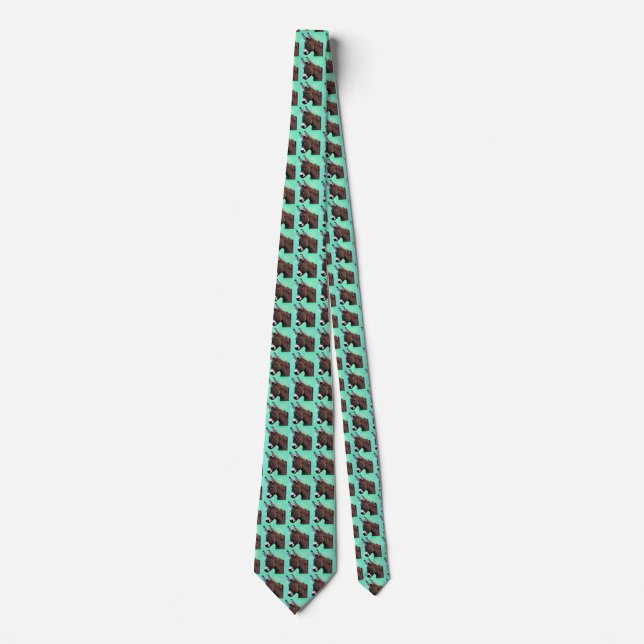 Donkey Painting Tie (Front)