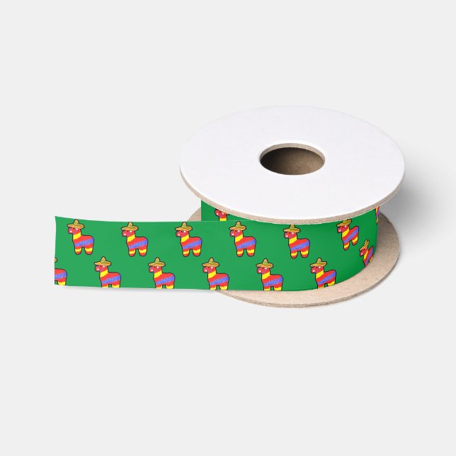 Donkey Pinata!  Satin Ribbon (Spool)