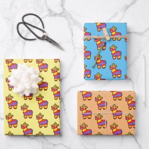 Donkey Pinata!  Wrapping Paper Sheet