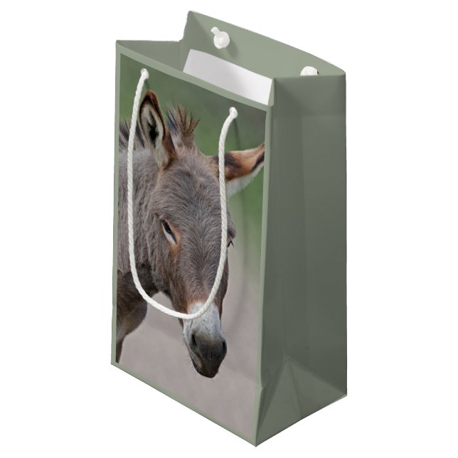 Donkey Portrait Gift Bag (Front Angled)