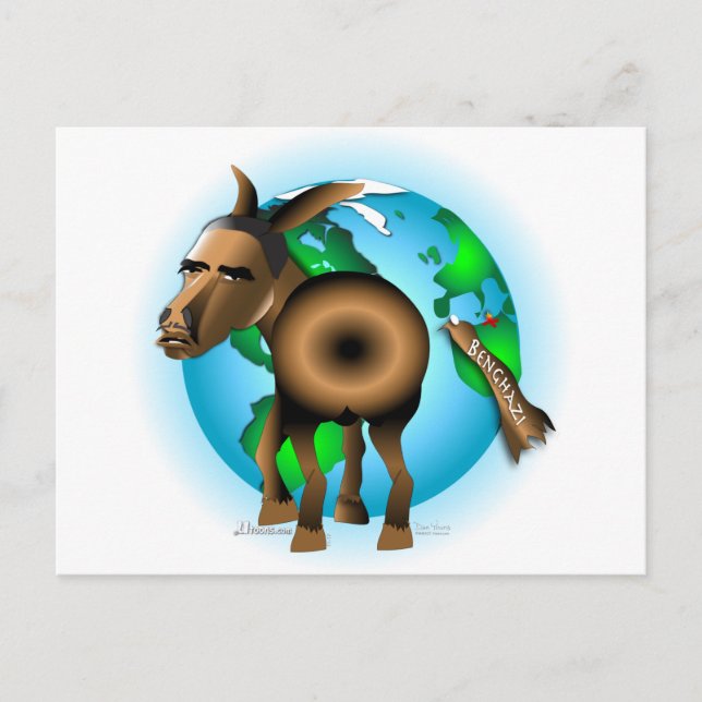Donkey Postcard (Front)
