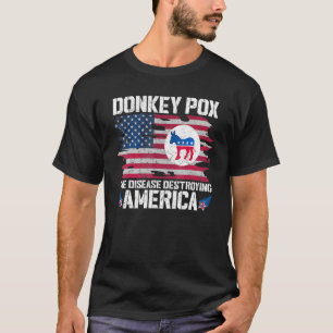 Donkey Pox The Disease Destroying America Donkeypo T-Shirt