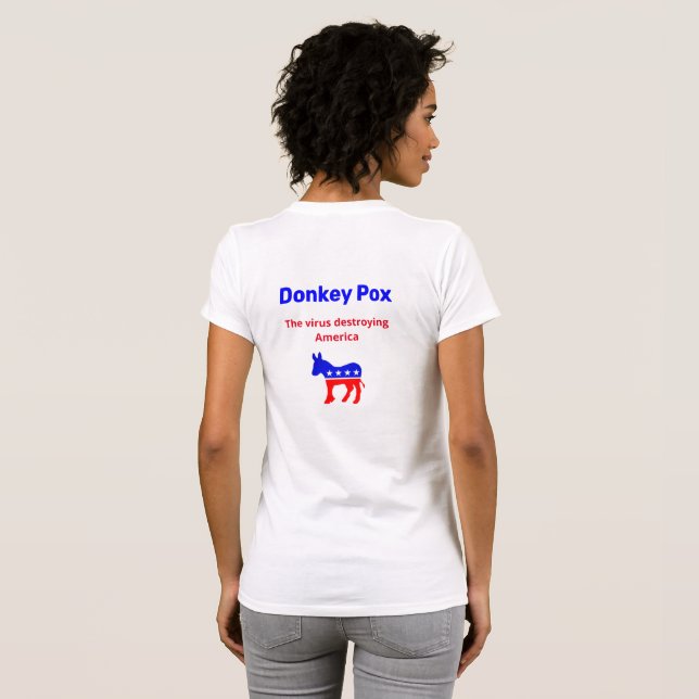 Donkey Pox Womens t-shirt (Back Full)