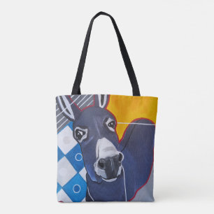 Donkey Punch Painting by Alfred Fox Tote Bag