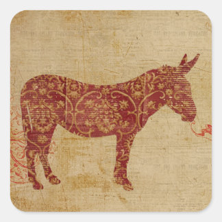 Donkey Silhouette Sticker