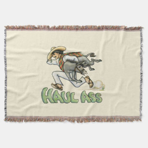 Donkey Throw Blanket