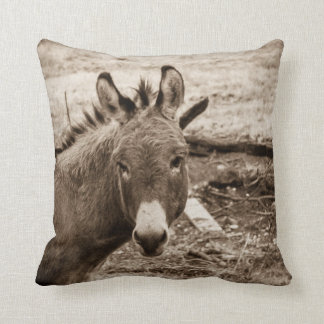 Donkey Throw Pillow