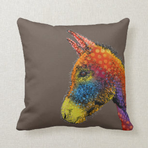 DONKEY THROW PILLOW