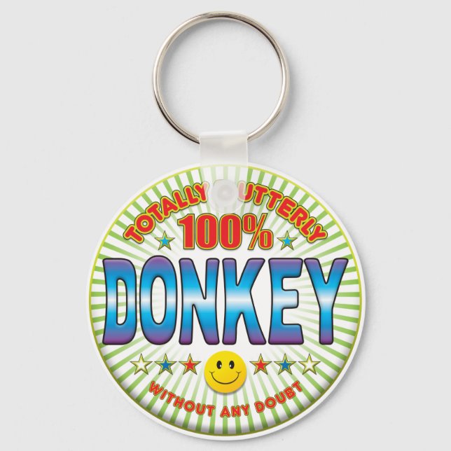 Donkey Totally Keychain (Front)
