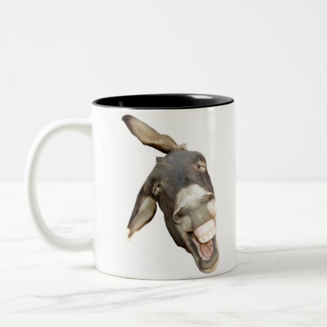 DONKEY! Two-Tone COFFEE MUG (Left)
