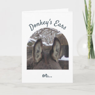 Donkey's Years Card