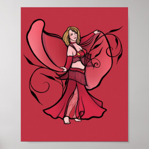 Donna Belly Dancer Poster