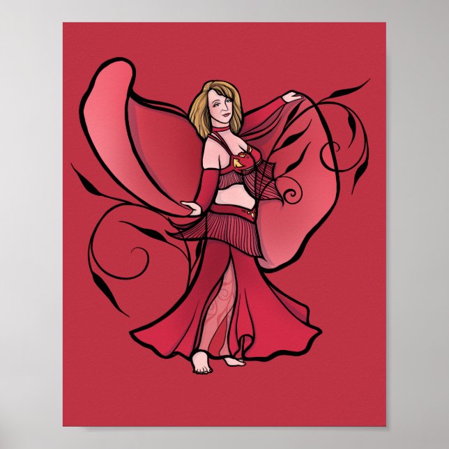 Donna Belly Dancer Poster (Front)
