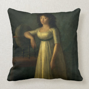 Donna Joaquina Tellez-Giron, daughter of the Duke Throw Pillow