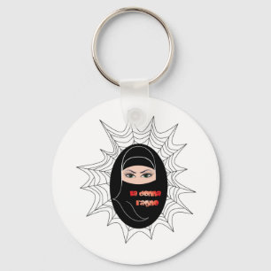 Donna ragno Schlüsselanhänger Keychain