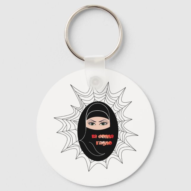 Donna ragno Schlüsselanhänger Keychain (Front)