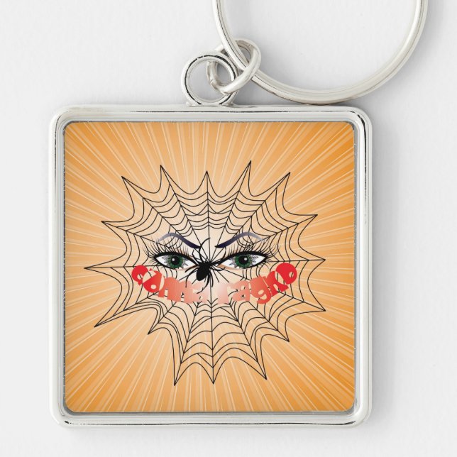 Donna ragno Schlüsselanhänger Keychain (Front)