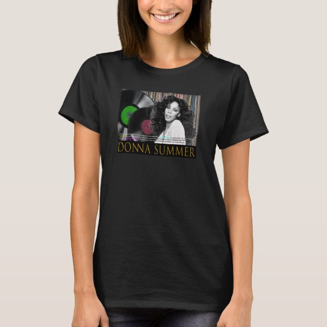 Donna Summer_001_Back Printed T-Shirt (Front)