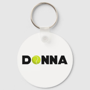 Donna Tennis Keychain