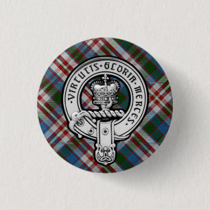 Donnachaidh (Robertson) Dress tartan Crest Badge