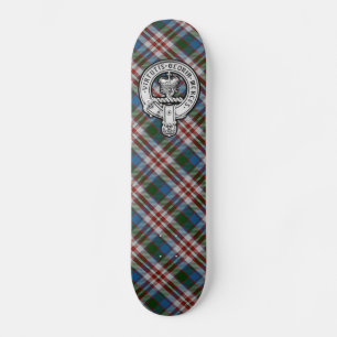 Donnachaidh (Robertson) Dress tartan Crest Skateboard