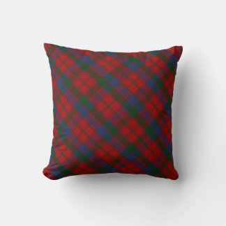 Donnachaidh (Robertson) Red tartan Throw Pillow