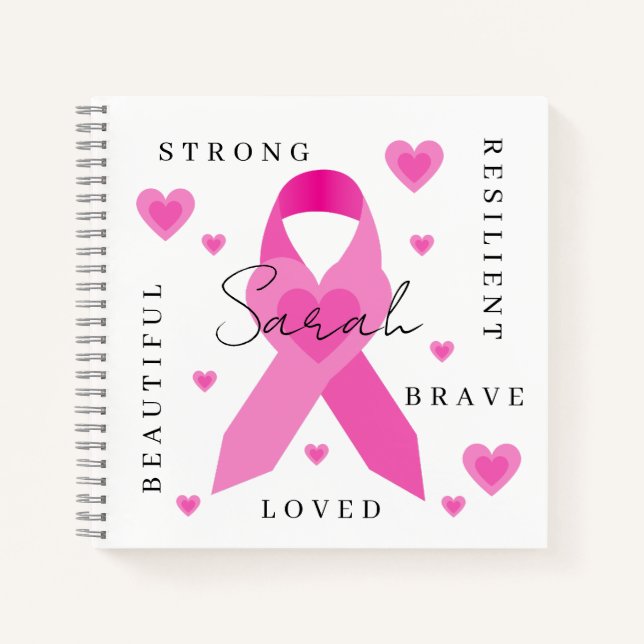 Donner du pouvoir au cancer du sein Carnet Spiral (Devant)