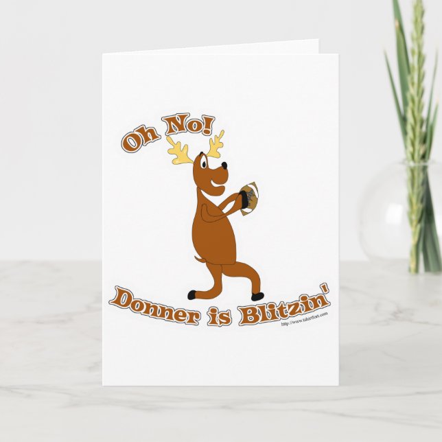 Donner is Blitzen! Holiday Card (Front)