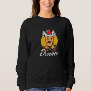 Donner Reindeer Christmas Costume Ugly Christmas S Sweatshirt