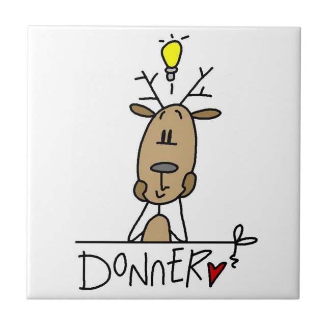 Donner Reindeer Tile (Front)