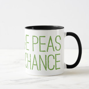 Donnez à des pois une tasse d'occasion