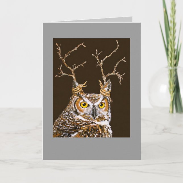Donnez la carte de hibou (Devant)