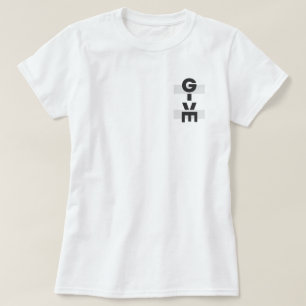 Donnez le T-shirt féminin