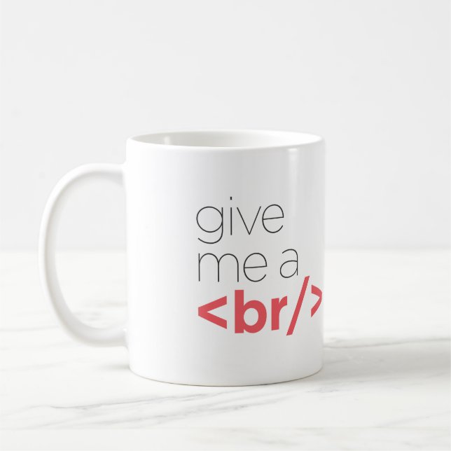Donnez-moi a <br> Tasse de café (Gauche)