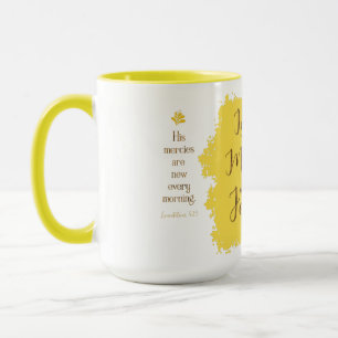 "Donnez-moi Jésus" tasse combinée de 15 onces (le