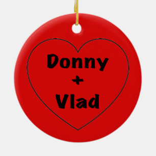 Donny + Vlad Ceramic Ornament