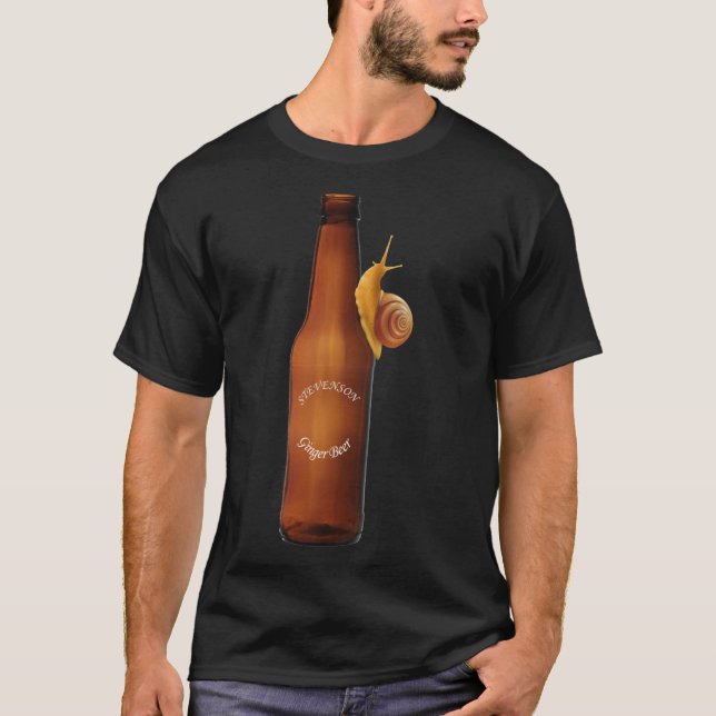 Donoghue v Stevenson - Snail &amp; Ginger Beer Sti T-Shirt (Front)