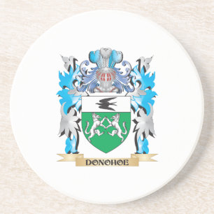 Donohoe Coat of Arms - Family Crest Coaster