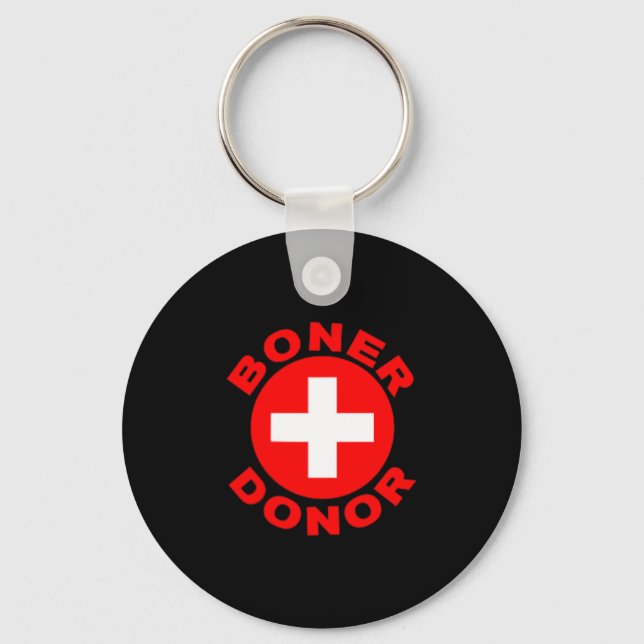 Donor Funny Halloween Costume Keychain (Front)