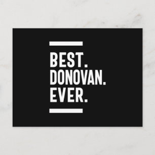 Donovan Personalized Name Birthday Gift Postcard