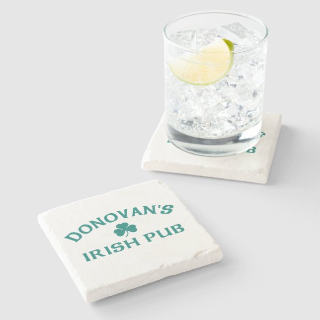 Donovan's Irish Pub  Stone Coaster (Side)