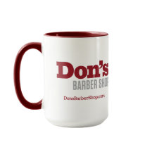 Don's Barber Shop - Red Logo Coffee Mug